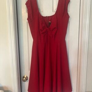 Pinup Couture Vibrant Red Dress